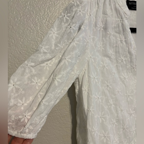 MINKPINK-Revolve White Sadie Broidery Mini Dress size XS - Picture 10 of 11